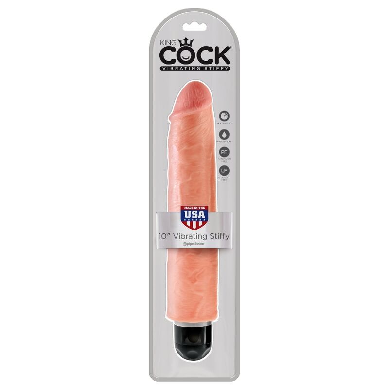King Cock - Vibrador Realistico Stiffy 25.4 Cm Natural