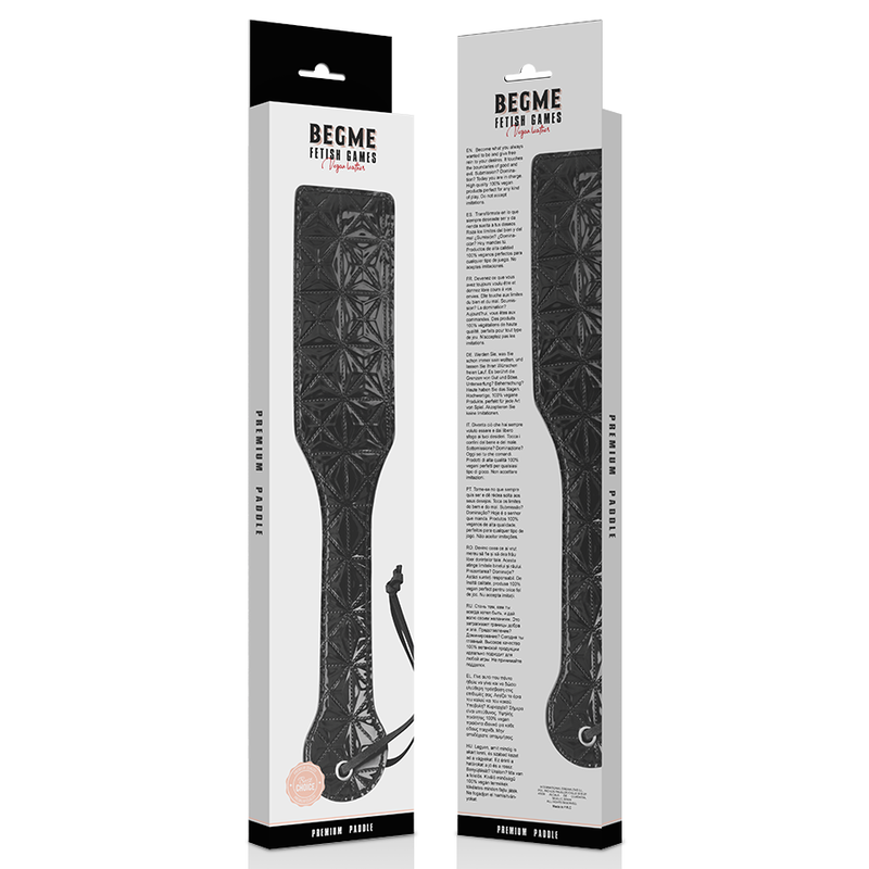 Begme - Black Edition Pala Cuero Vegano