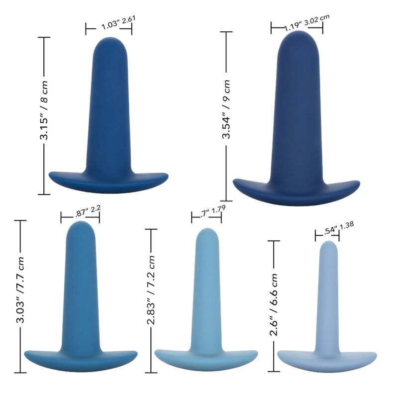 Plugs Kit De Entrenamiento Anal 5pc