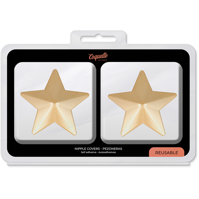 Coquette Chic Desire - Cubre Pezones Metal Estrellas