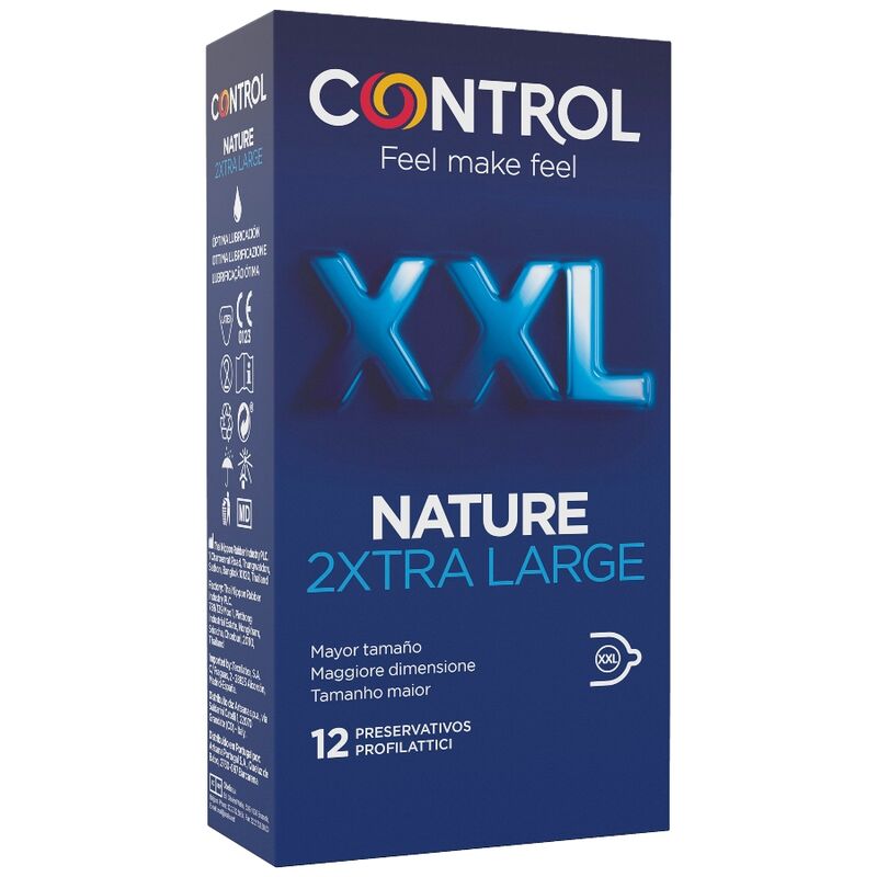 Control - Nature 2xtra Large Preservativos Xxl - 12 Unds