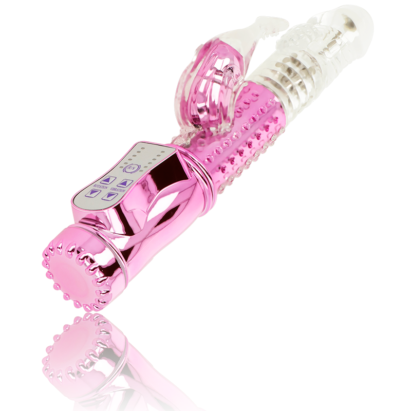 Ohmama - Vibrador Con Funcion Rotacion Y Estimulador Clitoris