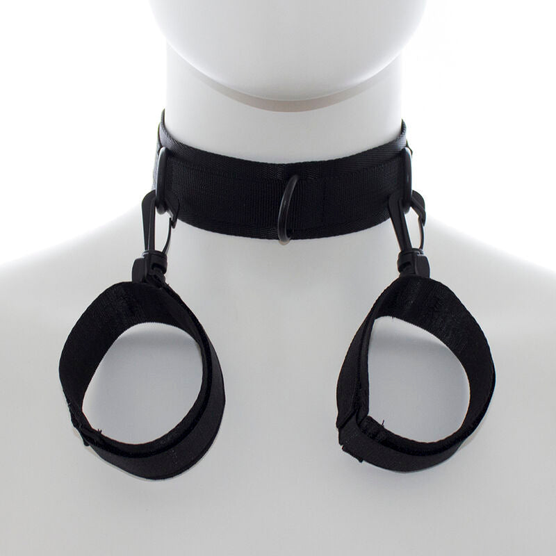 Ohmama Fetish - Esposas Y Collar De Nylon