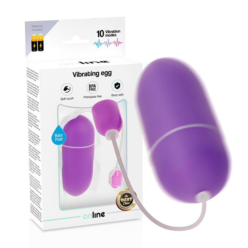 Online - Huevo Vibrador Waterproof Lila