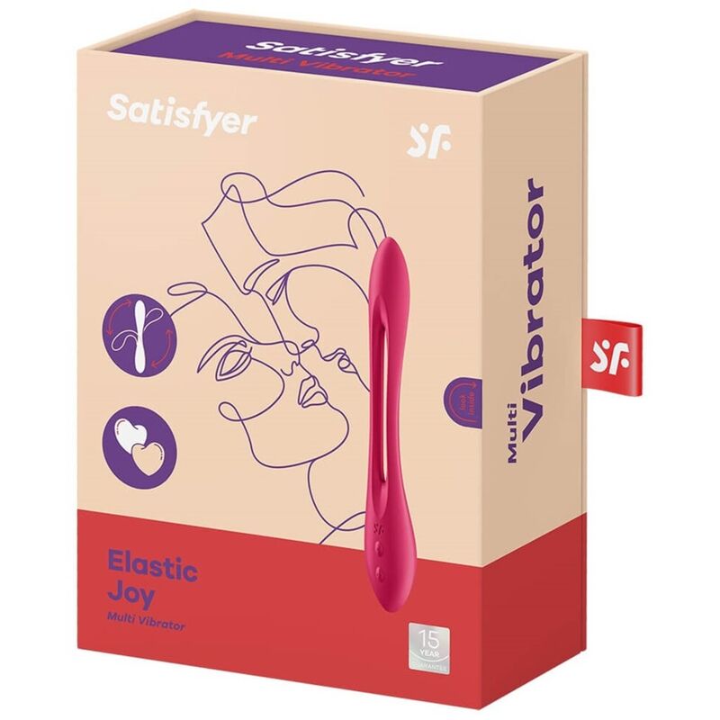 Satisfyer - Elastic Joy Multi Vibrador Rojo
