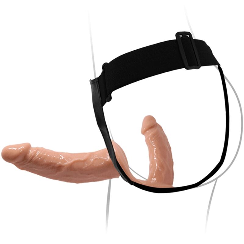 Baile - Ultra Passionate Harness Dildos Dobles Con Arnés