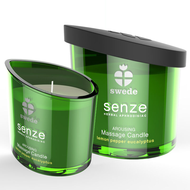 Swede - Senze Arousing Vela Masaje - Limón, Pimienta, Eucalipto