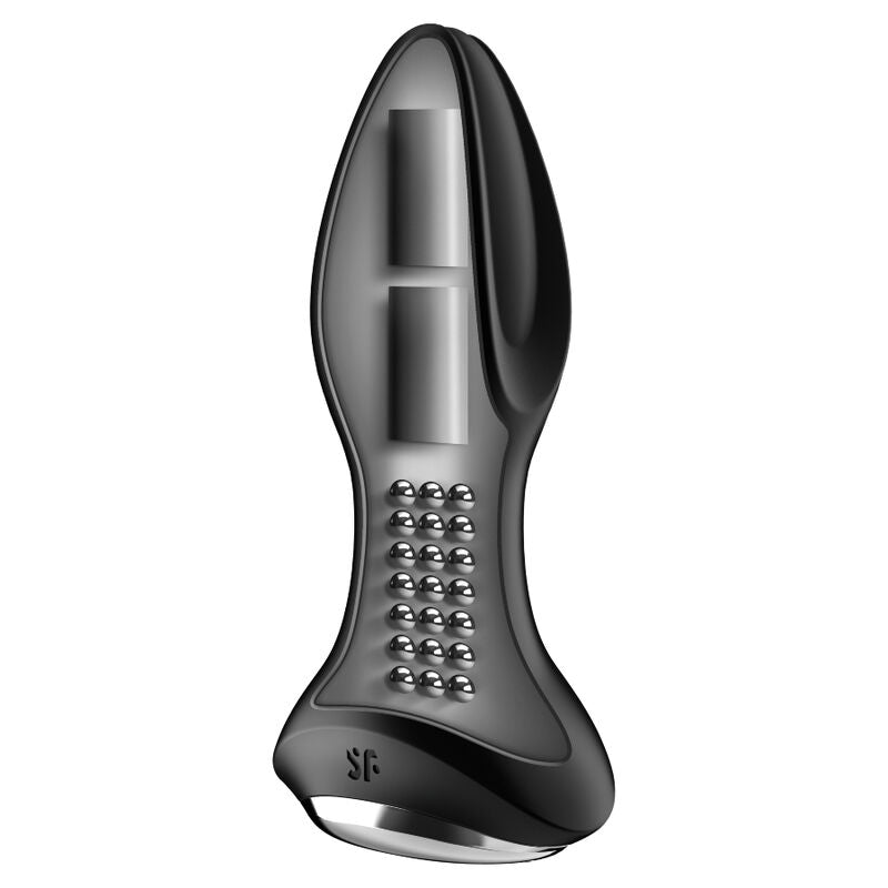 Satisfyer - Rotator Plug 2+ Plug Vibrador App Negro