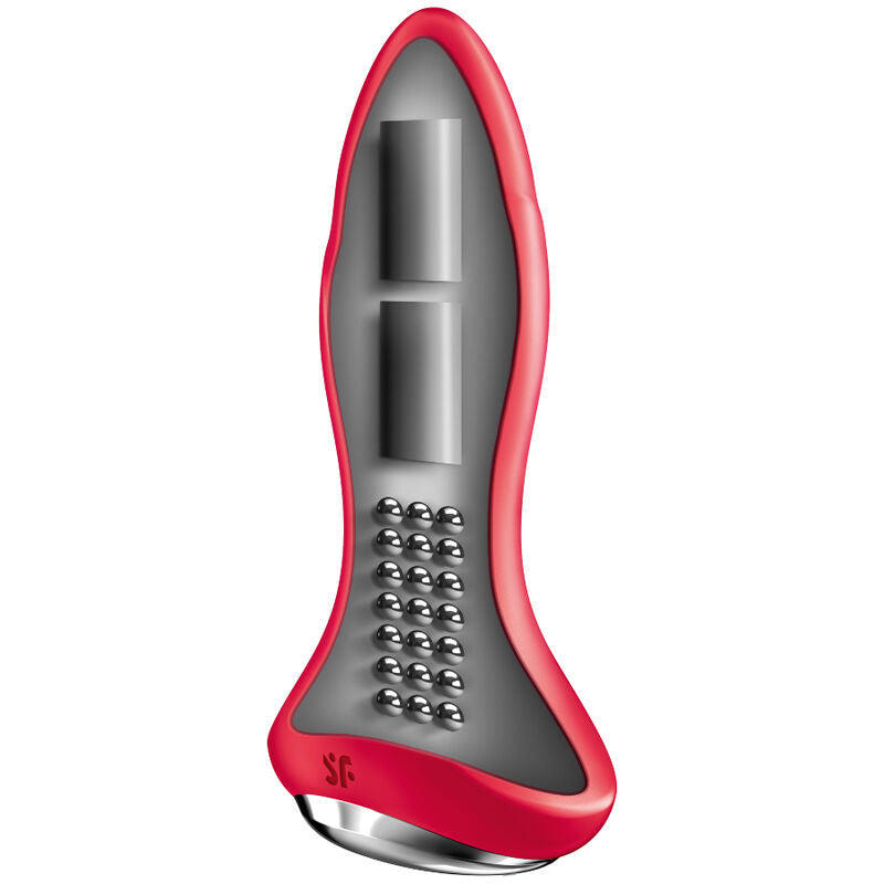 Satisfyer Rotator Plug 1+ Plug Vibrador - Rojo