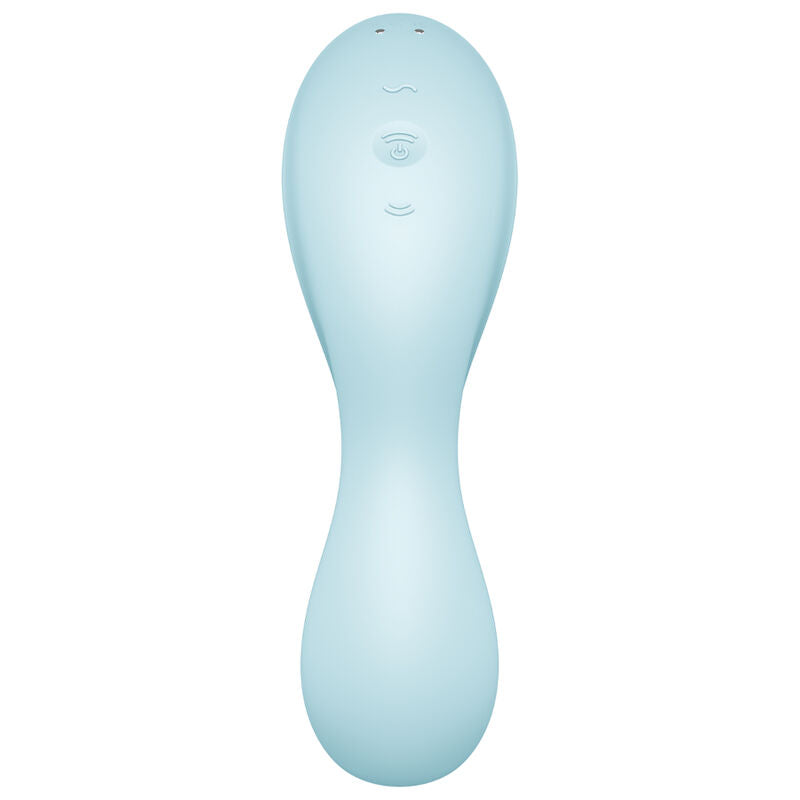5 Estimulador Y Vibrador Satisfyer Curvy Trinity - Azul