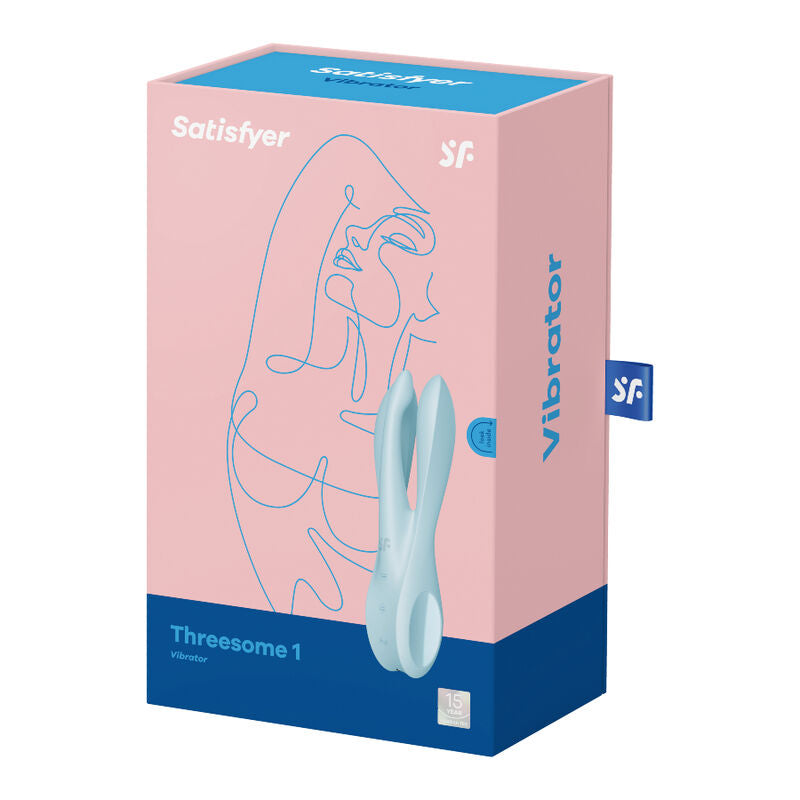Vibrador Satisfyer Threesome 1 - Azul