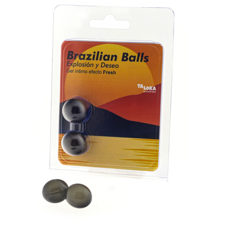 Taloka - Brazilian Balls Gel Excitante Efecto Frescor 2 Bolas