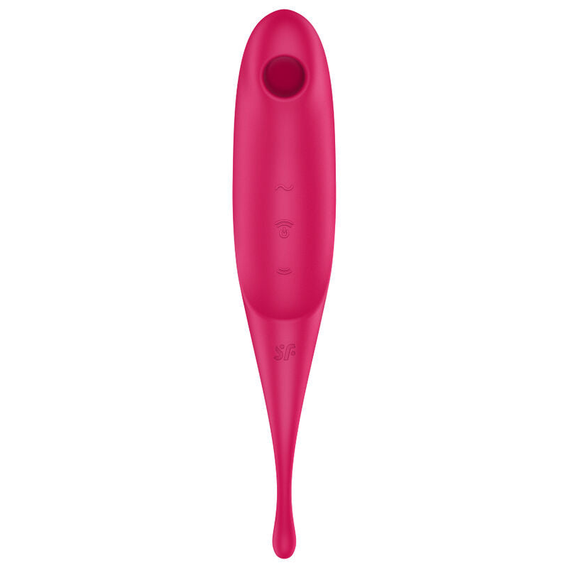 Satisfyer - Twirling Pro Estimulador Y Vibrador Rojo