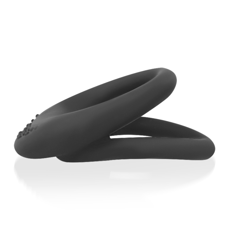 Ohmama Fetish - Doble Anillo Silicona 3.5 Cm /4.5 Cm