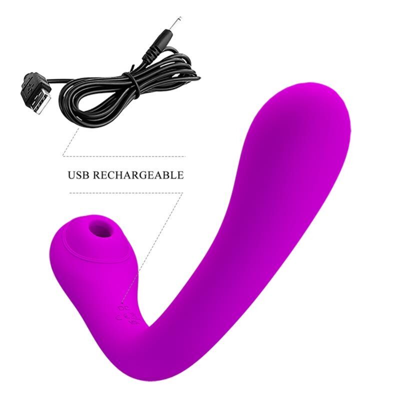 Pretty Love - Alex Vibrador Y Succionador De Clítoris Lila