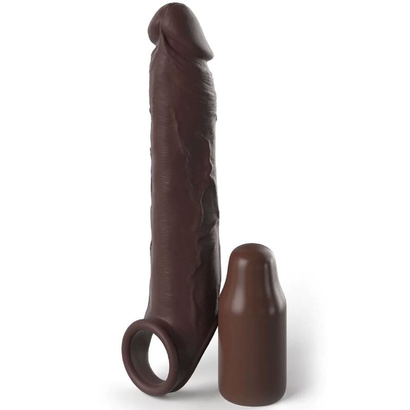 Funda Para El Pene Pipedreams Extension W Strap 17,78 Cm Brown