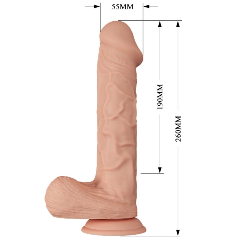 Baile - Beautiful Encounter Berqrisi Vibración 26 Cm Natural