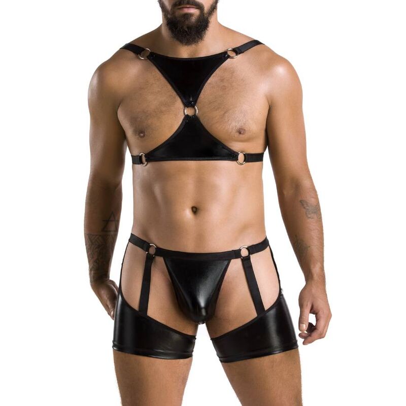 Passion - 047 Set Aron Negro L/Xl
