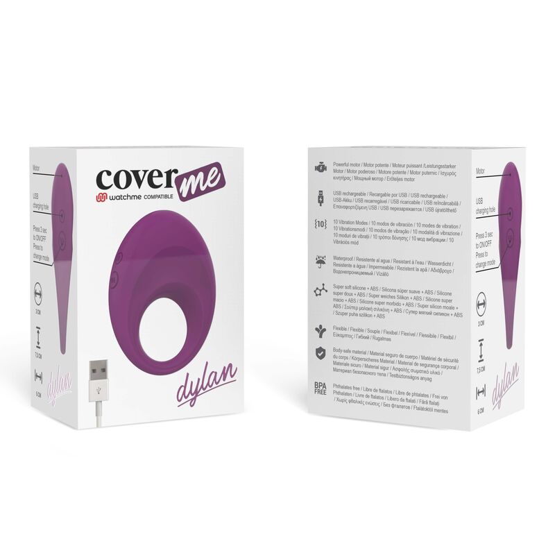 Coverme - Dylan Anillo Recargable Compatible Con Watchme Wireless Technology