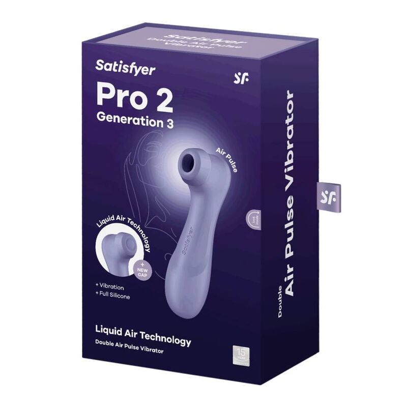 Satisfyer - Pro 2 Generación 3 Liquid Air Technology Lila