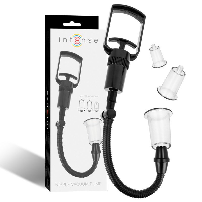 Intense - Pump Bomba Pezones 3 Copas Intercambiables