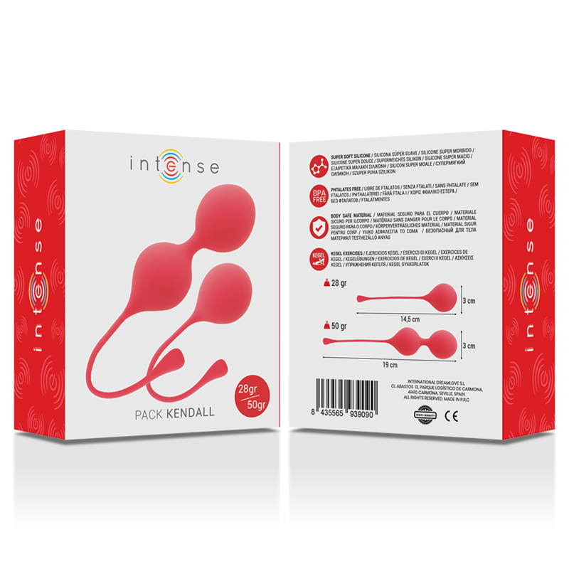 Intense - Bolas Kegel Pack Kendall Rojo