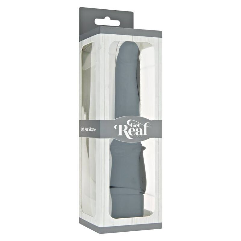 Get Real - Classic Smooth Vibrador Negro