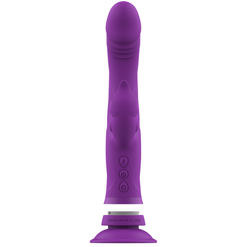 Intense - Casanova Vibrador Rabbit Silicona Triple Motor Morado