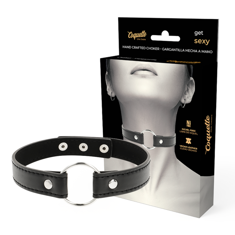 Coquette Chic Desire - Collar Cuero Vegano Accesorio Woman