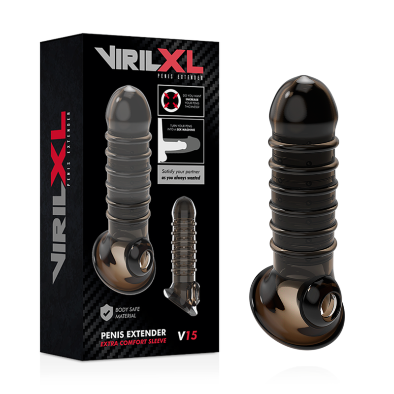 Virilxl - Extension Y Funda De Pene V15 Negro