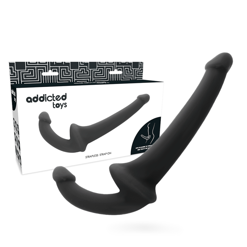 Addicted Toys - Dildo Con Arnés Sin Sujección Negro