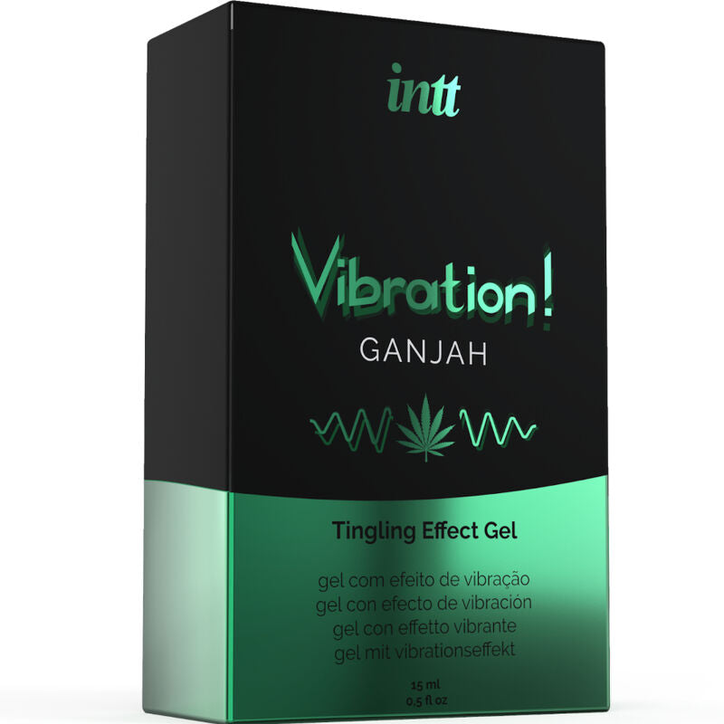 Intt - Potente Estimulante Íntimo Gel Vibrador Liquido Cannabis 15ml