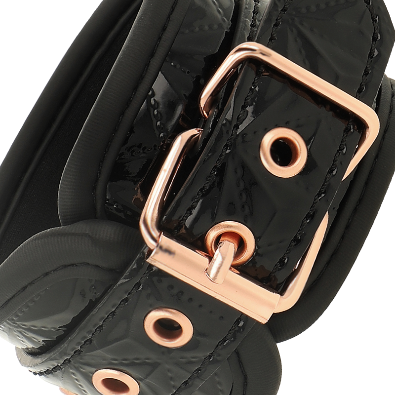 Coquette Chic Desire - Black Edition Esposas Para Manos Con Forro De Neopreno