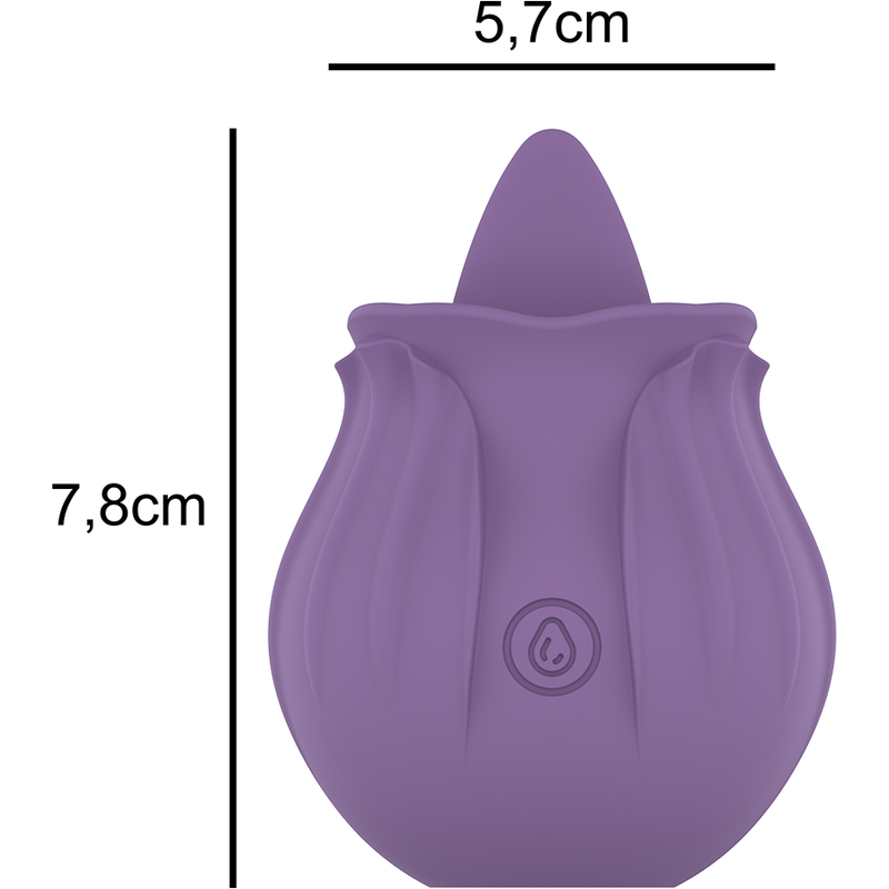 Intense - Violet Estimulador Lengua Base Magnetica