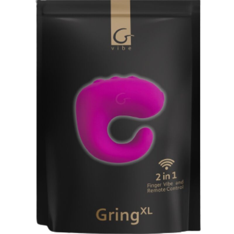 G-Vibe - Fun Toys Gring Anillo Vibrador Xl Sweet Raspberry