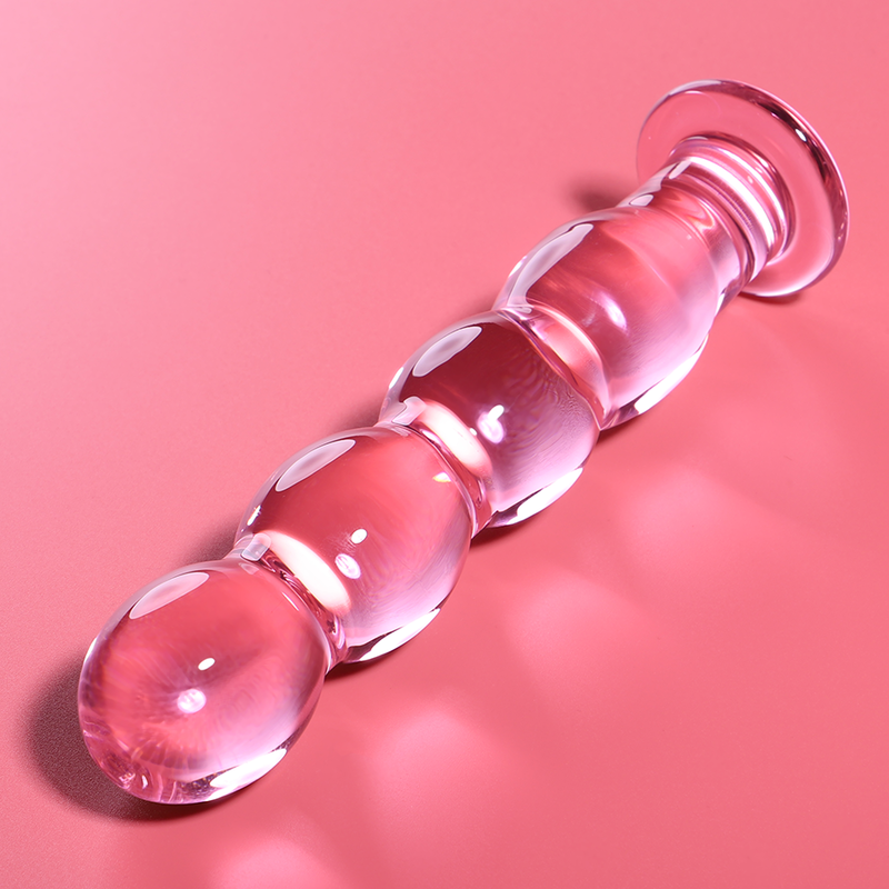 Nebula Series By Ibiza - Modelo 10 Dildo Cristal Rosa 16.5 Cm -o- 3.5 Cm