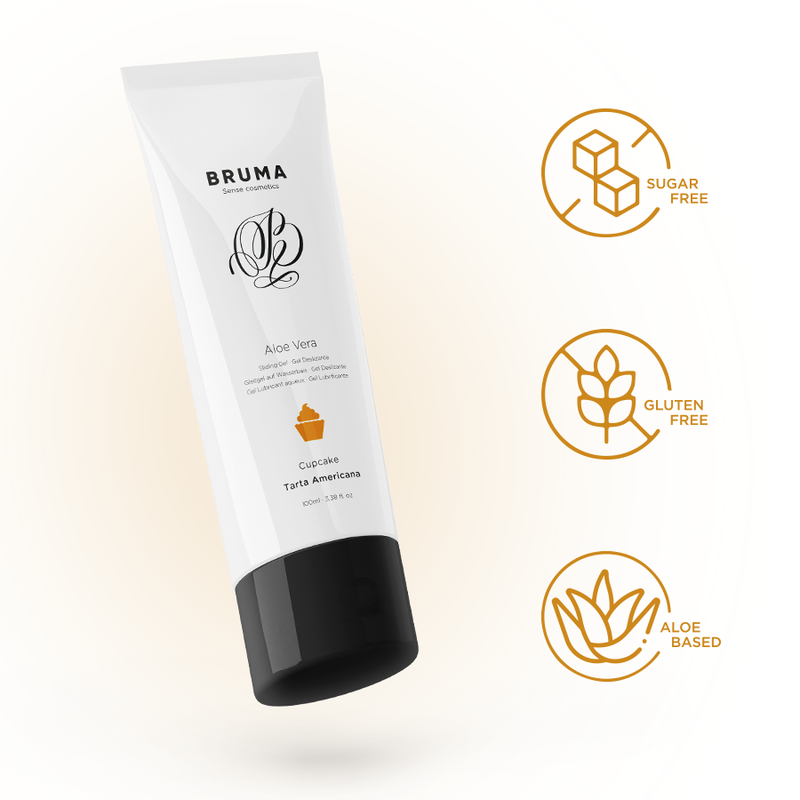 Gel Deslizante Bruma Con Aloe Vera Sabor A Tarta Americana 100 Ml