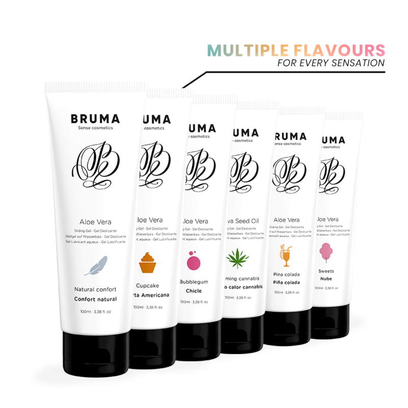 Bruma - Gel Deslizante Con Aloe Vera Sabor A Tarta Americana 100 Ml