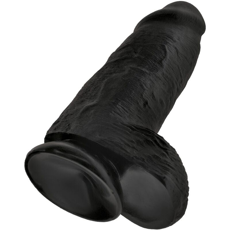 King Cock - Pene Realistico Chubby 23 Cm Negro