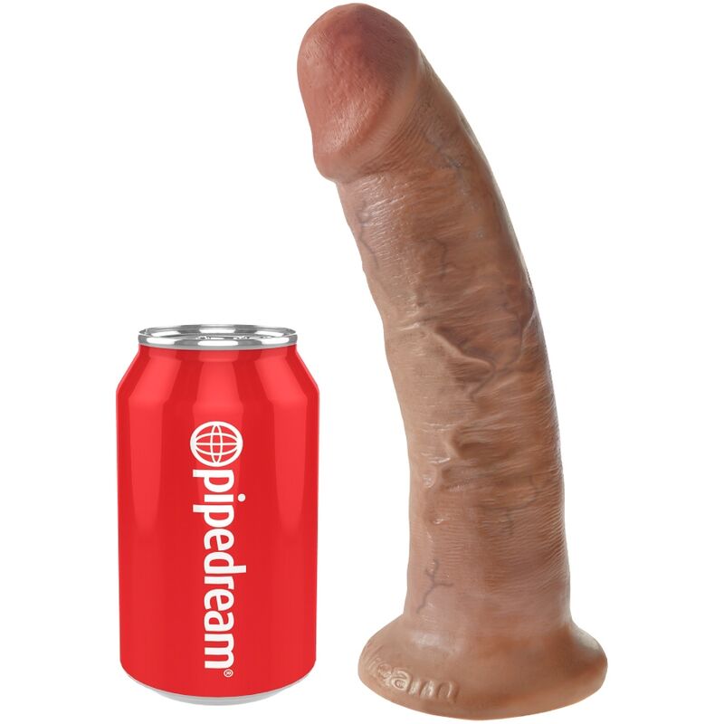 Dildo King Cock Pene De 9 - Bronceado