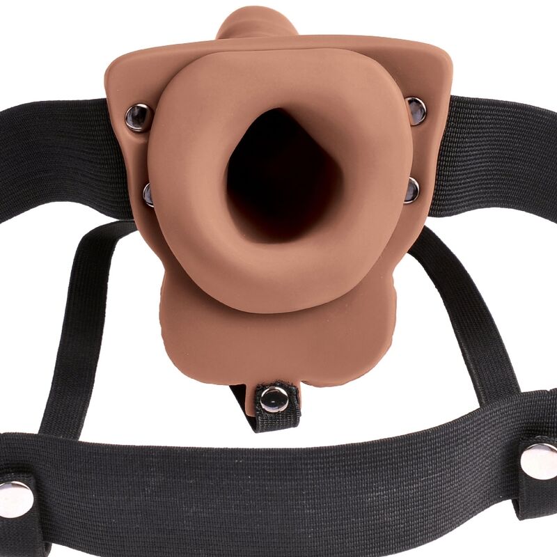 Arnés Elástico Con Dildo Hueco 6 10 Funciones Vibracion Usb