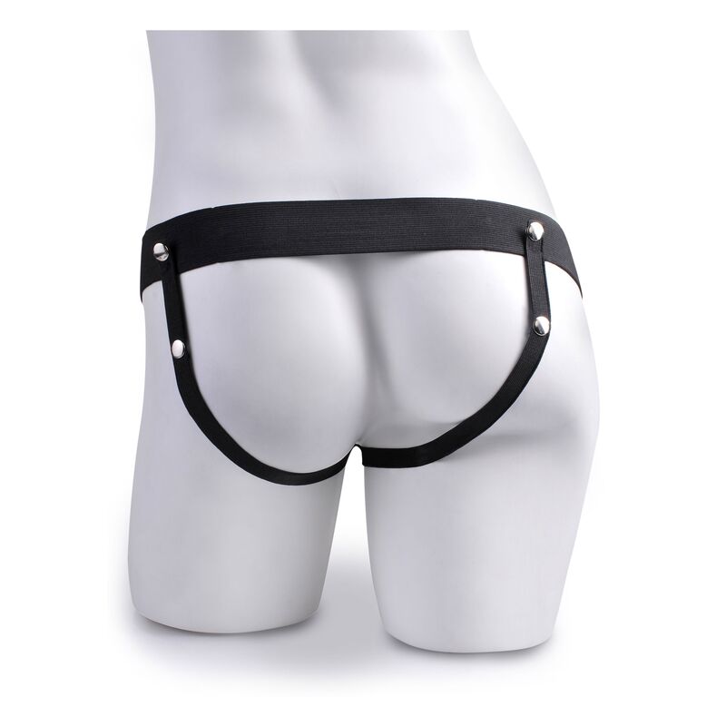 Fetish Fantasy Series - Arnes Ajustable Pene Realistico Con Testiculos Squirting 19 Cm