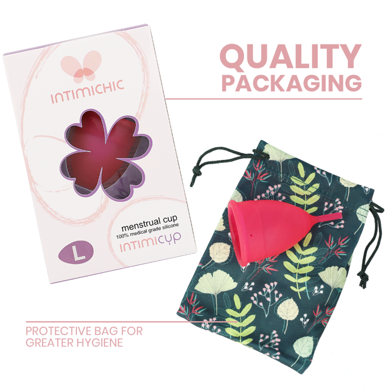 Intimichic - Copa Menstrual Silicona Medica - Talla L