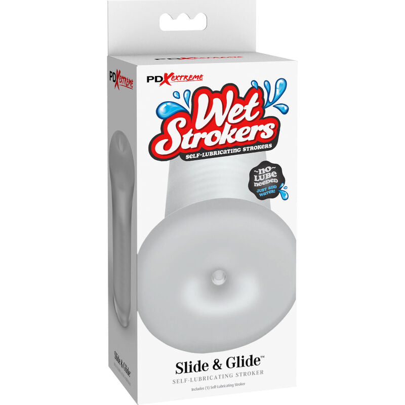 Fetish Fantasy Extreme - Masturbador Masculino Silicona Slide & Glide Transparente