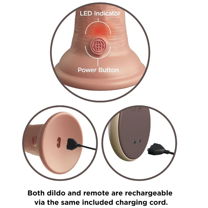 Dildo 9 Inch 2 Density Vibrating Cock