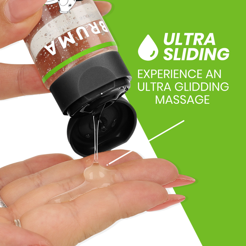 Aceite De Masaje Bruma Premium Efecto Calor Sabor Sandía 3 En 1