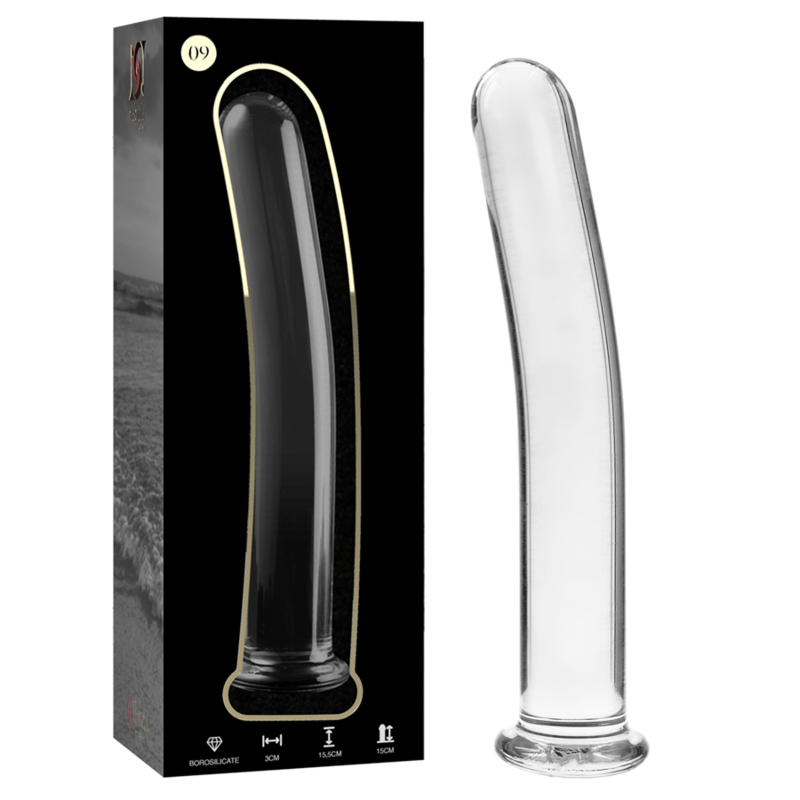 Nebula Series By Ibiza - Modelo 9 Dildo Cristal Transparente 15.5 Cm -o- 2.5 Cm