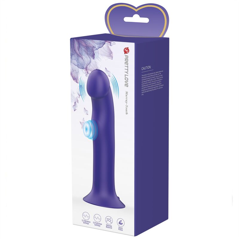 Dildo Vibrador Pretty Love - Murray Youth Recargable Violeta