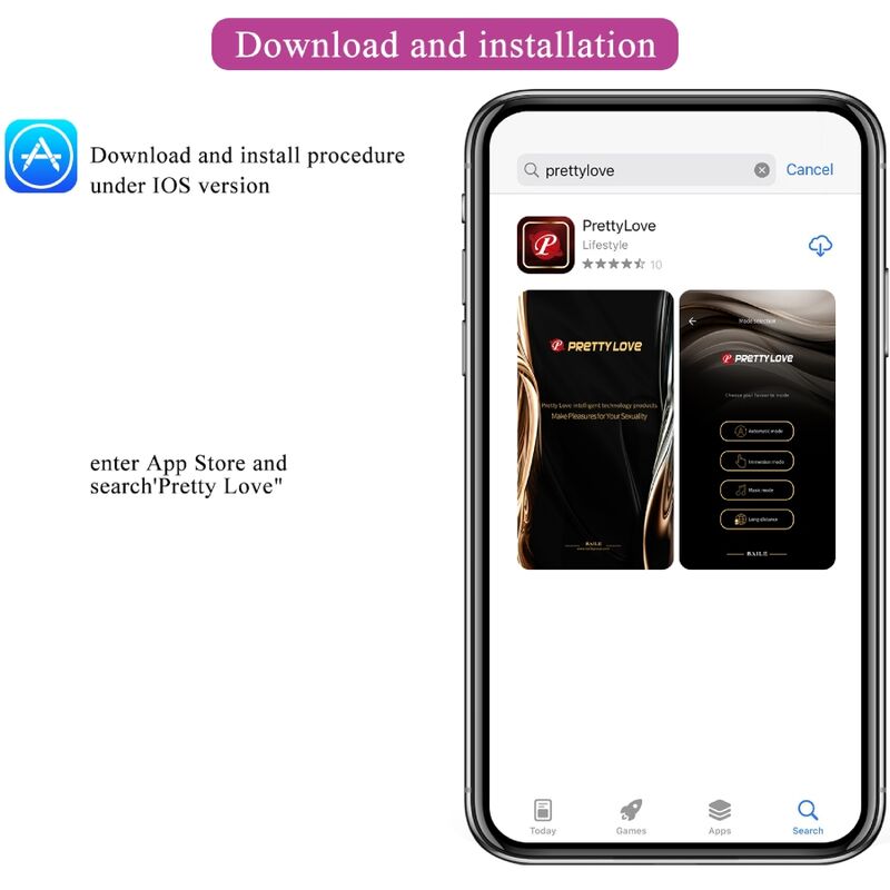 Pretty Love - Catalina Huevo Vibrador Recargable Rosa