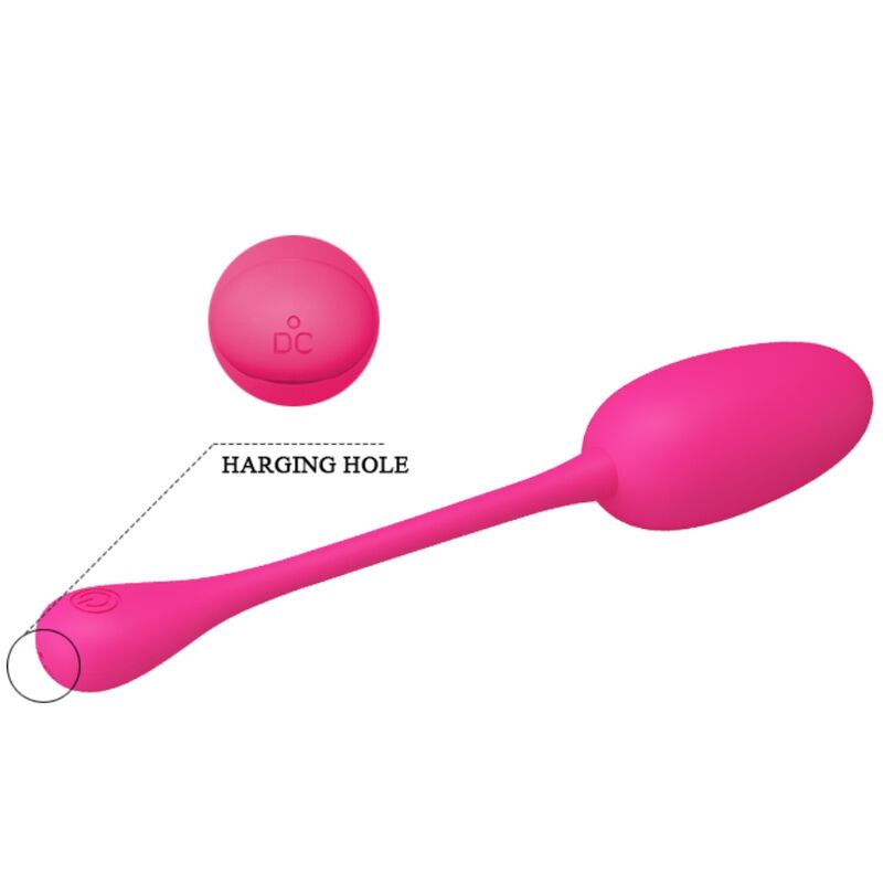 Pretty Love - Knucker Huevo Vibrador Recargable Rosa